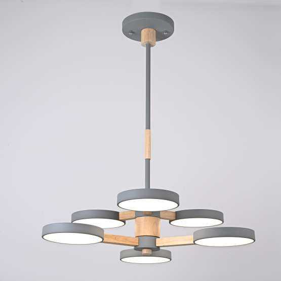 Подвесная Люстра Turna Dbl L6 Gray By Imperiumloft — изображение 2