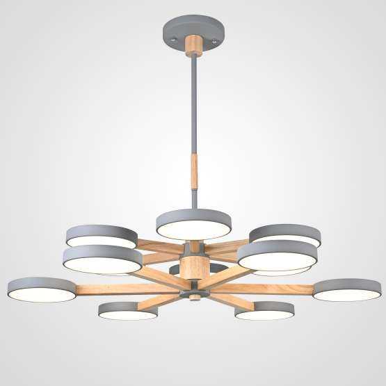 Подвесная Люстра Turna Dbl L12 Gray By Imperiumloft