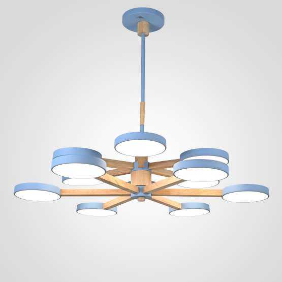 Подвесная Люстра Turna Dbl L12 Blue By Imperiumloft