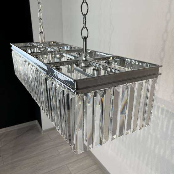 Люстра Rh 1920S Odeon Clear Glass Fringe Chrome 100 By Imperiumloft — изображение 2