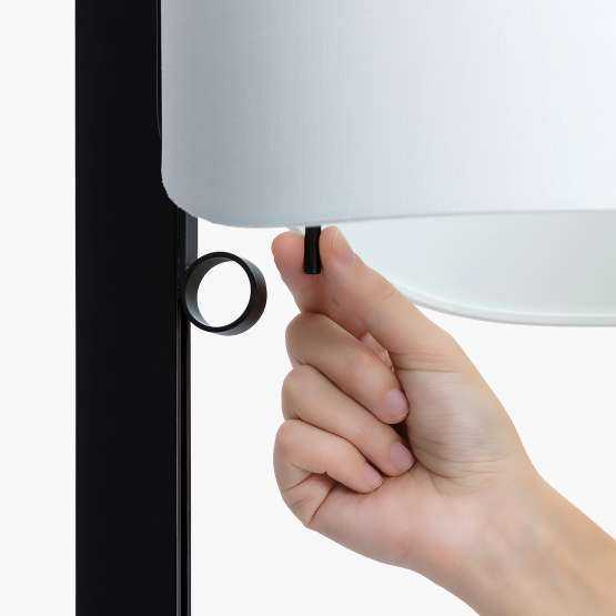 Торшер Stand Up черного и серого цвета E27 20W — изображение 2