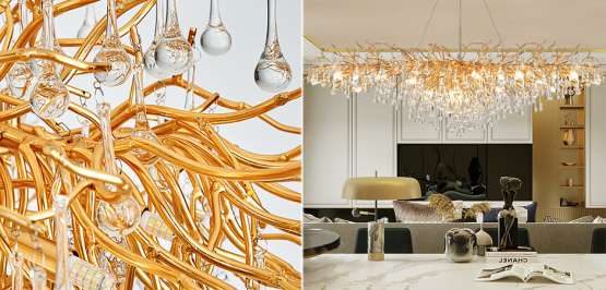 Люстра Droplet Chandelier Oval L160 By Imperiumloft — изображение 3