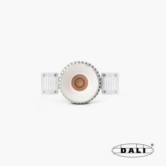 Tulipa Белый встраиваемый даунлайт без рамки 10W 55° 4000K CRI90 DALI