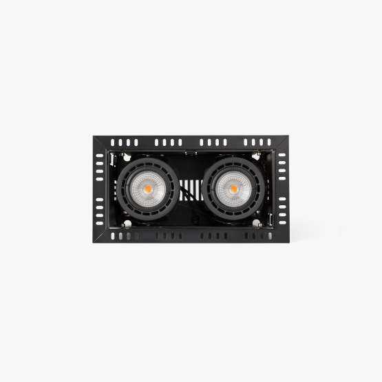 Встраиваемый светильник NANO COLIN-2 без рамки черный LED 14 - 24W 2700K 20 — изображение 2