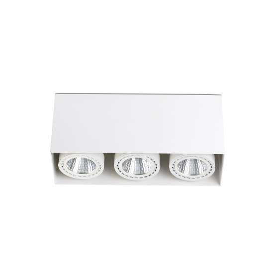 Накладной светильник TEKO 3 белый LED FOOD 72W MEAT 20є