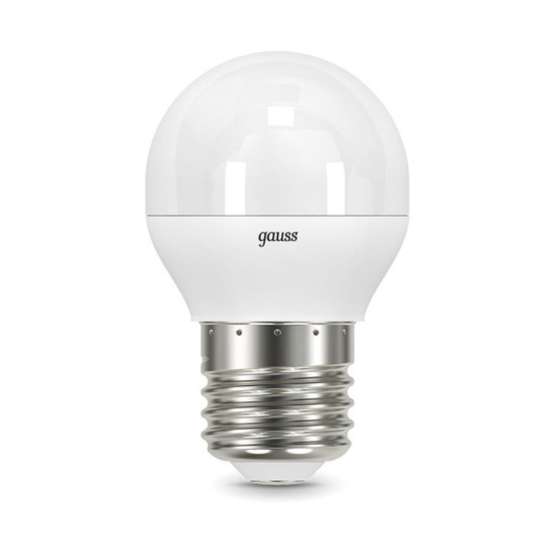 Светодиодная лампа Gauss Шар 6|5W 550Lm 4100K E27 105102207 — изображение 2