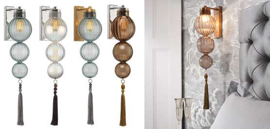 Бра Heathfield Lighting - Medina Wall Brass/Amber By Imperiumloft — изображение 2
