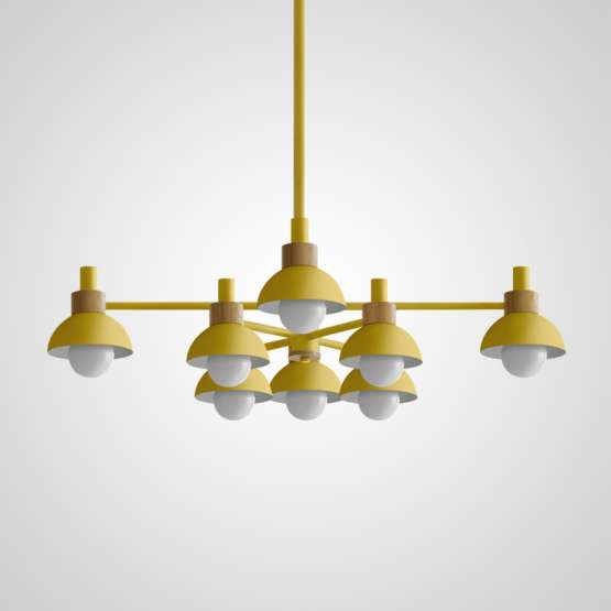 Люстра На Штанге Fanta A 8 Lights Yellow By Imperiumloft