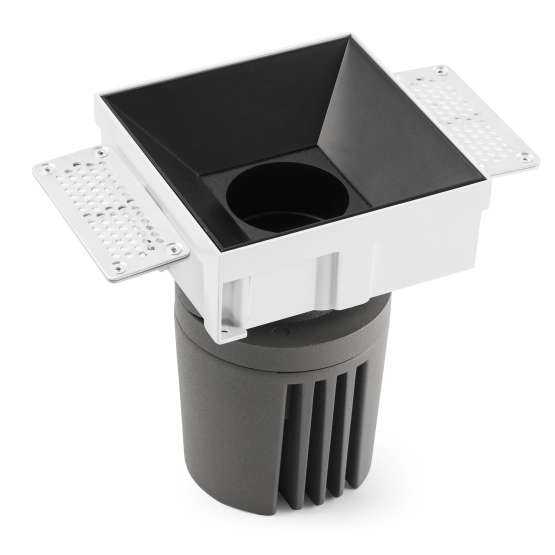 Встраиваемый светильник DEEP78 C SMARCO черный 36° 3000K CRI95 STRIPY