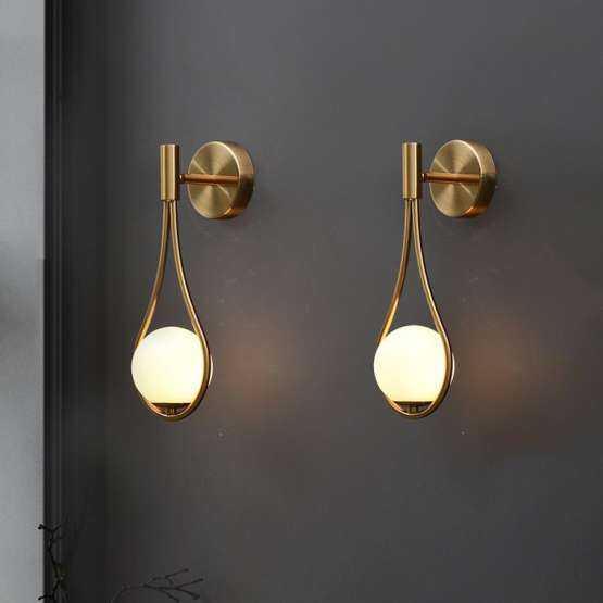 Настенное Бра Hoop Drop Wall Black By Imperiumloft — изображение 2