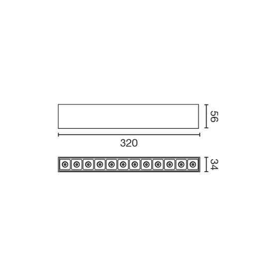 Потолочный светильник Neso Point-12 2700K 34° белый — изображение 2