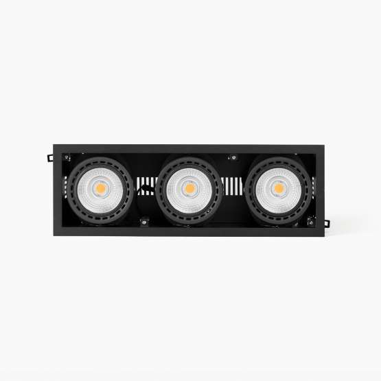 Встраиваемый светильник Mini Colin-3 черный LED 54-75W 4000K 20°