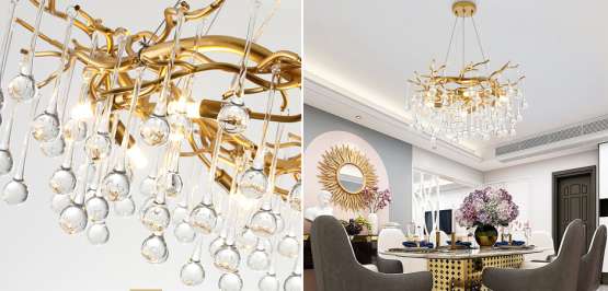 Люстра Droplet Chandelier By Imperiumloft — изображение 2