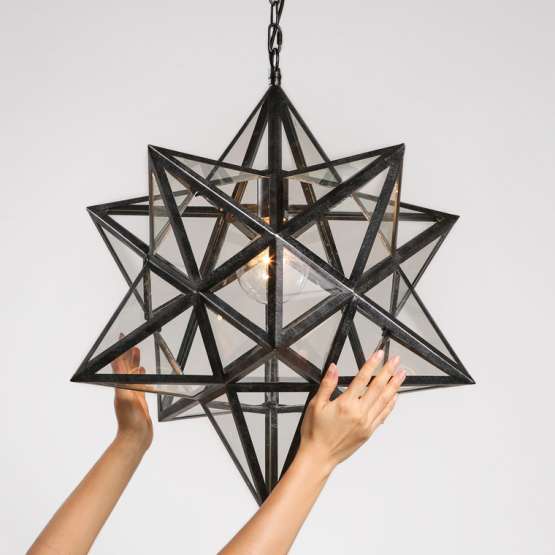 Люстра Black Star Clear Glass 50 См By Imperiumloft