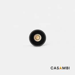 Tulipa Черный встраиваемый даунлайт 7W 55° 4000K CRI90 Casambi IP44