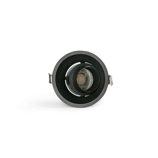 Встраиваемый светильник TULIPA черный 7W 2700K CRI90 24° — изображение 2