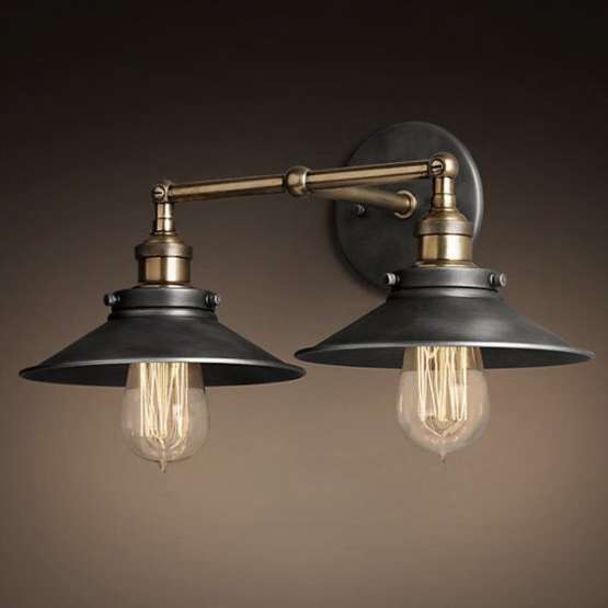 Бра Loft Cone 20Th C.factory Filament Pendant Double By Imperiumloft