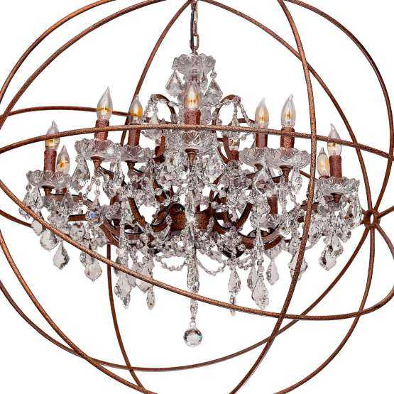 LOFT1897/15 Подвесная люстра LOFT IT Foucaults orb crystal — изображение 2
