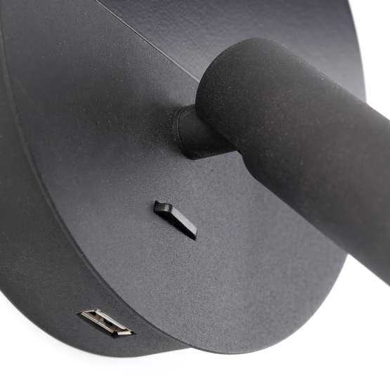 Настенный светильник DUAS Black Reader с USB — изображение 2