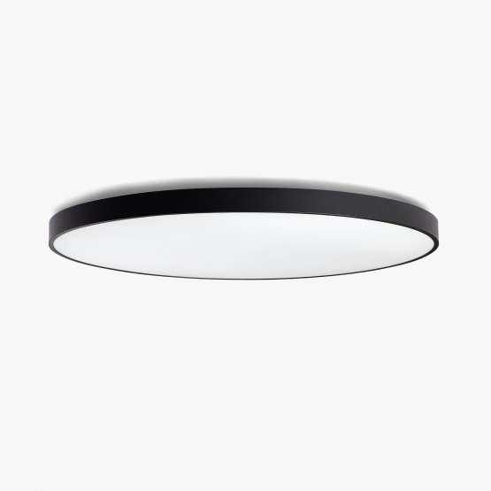 DOMIO Потолочный светильник Ш1000 95W черный OPAL 3000K CRI80