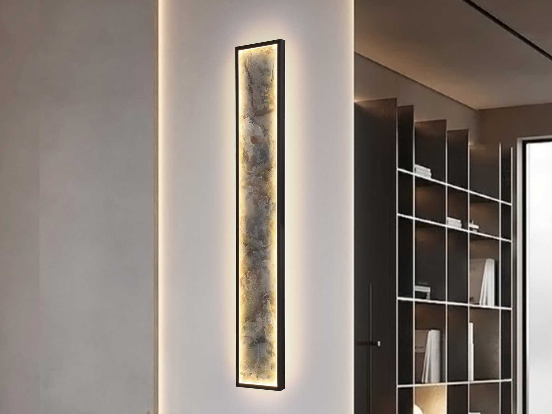 Настенный светильник Stone CCT- черный LED L100 — изображение 2