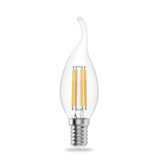 Светодиодная филаментная лампа Gauss FILAMENT ELEMENTARY Свеча на ветру 10W 650Lm 2700K E14 42110 — изображение 2
