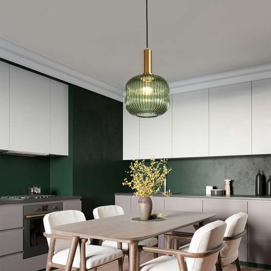 Подвесной Светильник Ferm Living Chinese Lantern A Brass / Green By
                    Imperiumloft — изображение 2