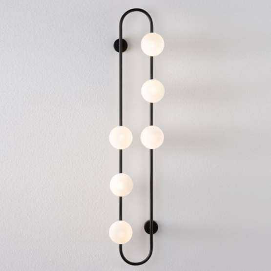Настенное Бра Hoop Wall H115 Black By Imperiumloft