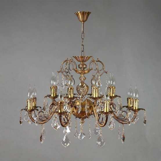 Люстра Alicante Ambiente 16L 8888/8+8 AB Leaf Crystal — изображение 2