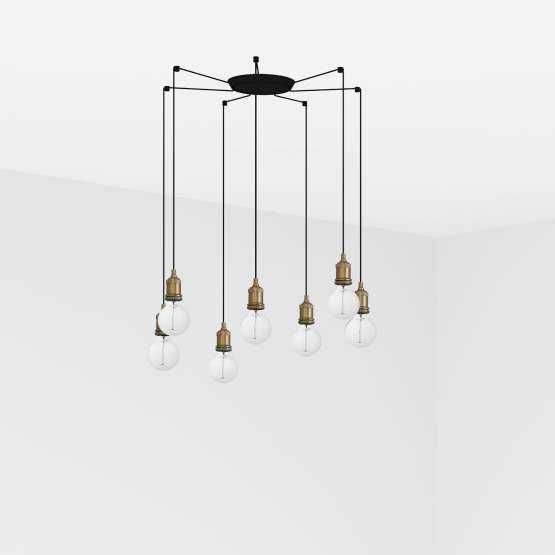 Люстра Art 7L состаренное золото