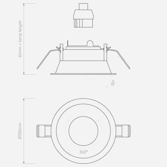 1249041. ASTRO. Minima Slimline Round Adjustable. Светильник — изображение 2