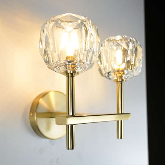 Бра Boule De Cristal Double Sconce Brass By Imperiumloft — изображение 2