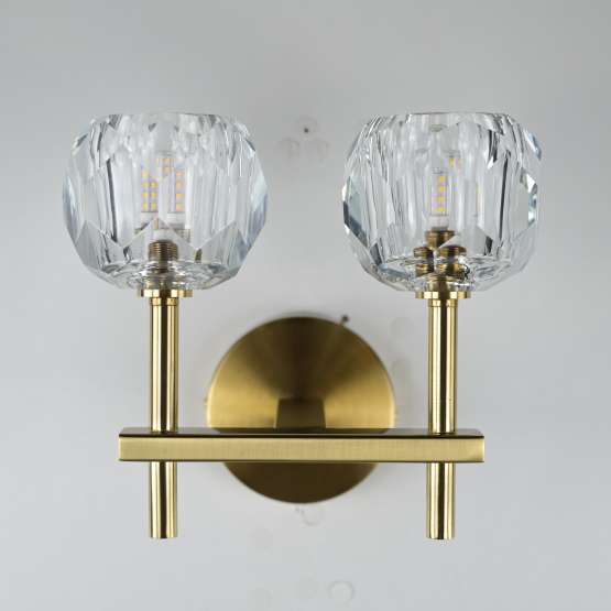 Бра Boule De Cristal Double Sconce Brass By Imperiumloft — изображение 3