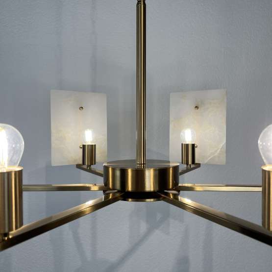 Люстра Marble Square Chandelier By Imperiumloft — изображение 3