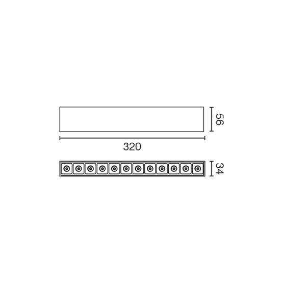 Потолочный светильник Neso Point-12 2700K 34° белый DALI — изображение 2
