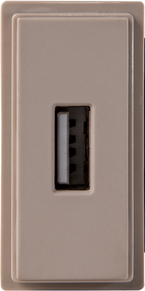 VG41935 Vanguard Valero Зарядное устройство USB Стандарт А 5V 2100мА 1 модуль, Песочный