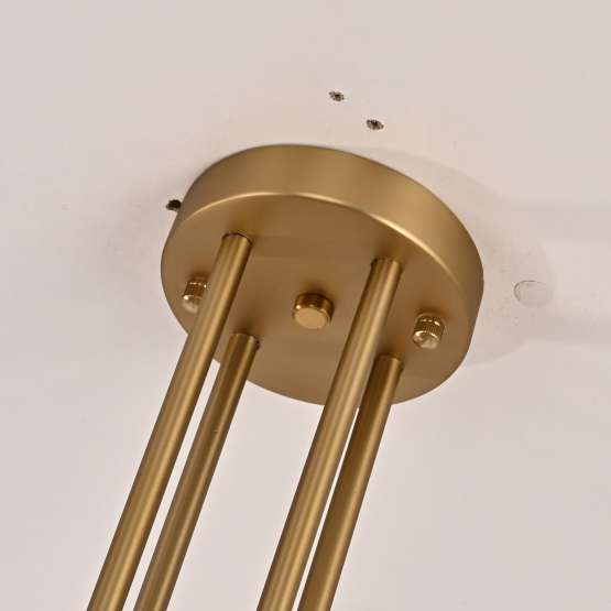 Люстра Canelle Round Chandelier 8 Modern Brass By Imperiumloft — изображение 2