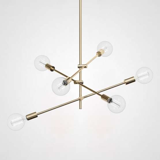 Люстра Lf Studio Cliff Pendant 6 Bronze By Imperiumloft