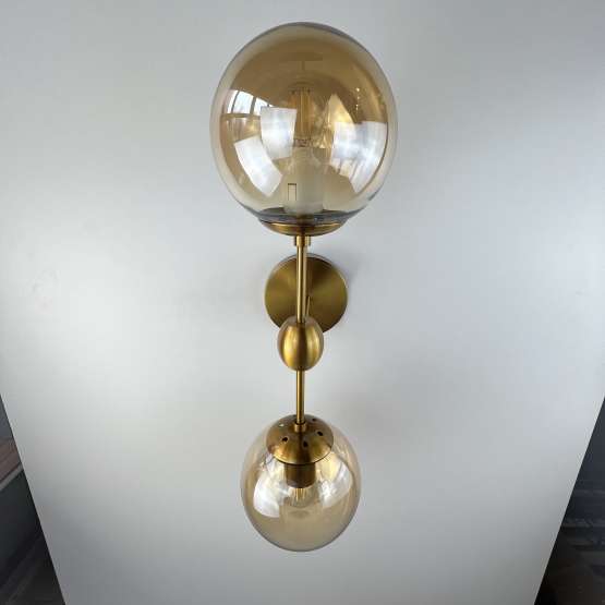 Бра Modo Sconce 2 Globes Gold By Imperiumloft — изображение 3