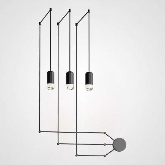 Подвесной Светильник Via Wireflow Polyhedral 0363 Freeform Suspension Lamp By
                    Imperiumloft