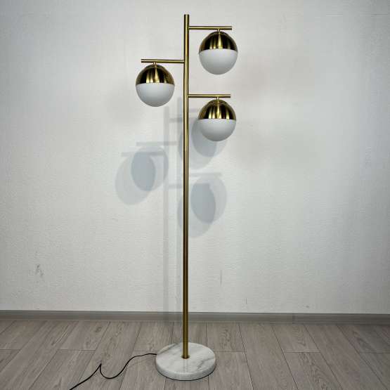 Торшер Geneva Glass Floor Lamp Triple By Imperiumloft — изображение 2