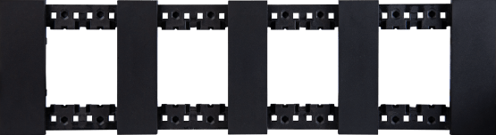 VG48428 Vanguard Valero  Декоративная рамка
2+2+2+2 модуля, Черный