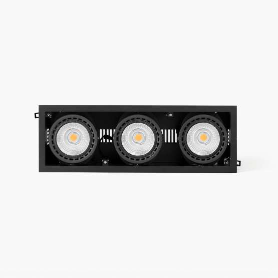 Встраиваемый светильник MINI COLIN-3 черный LED CRI95 54-75W 4000K 56°