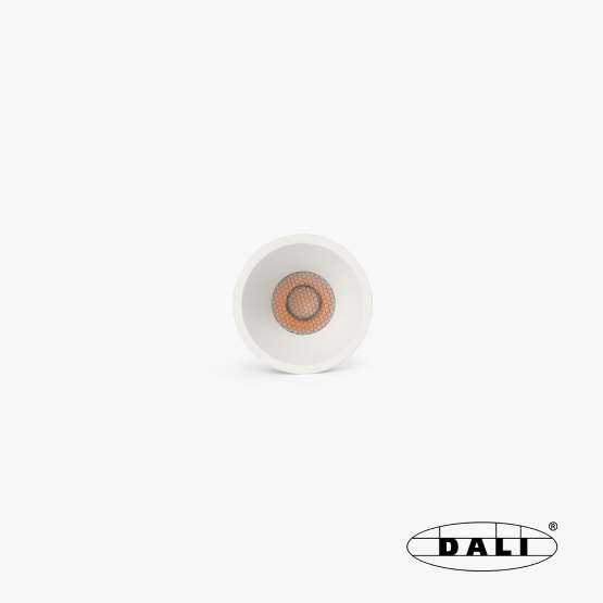 Tulipa Белый встраиваемый даунлайт 10W 36° 2700K CRI90 DALI IP44