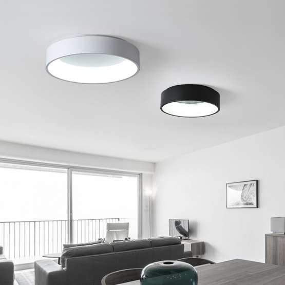 Потолочный Светодиодный Светильник Tray D45 White By Imperiumloft — изображение 3