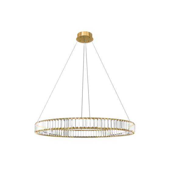 10135/800 Gold Подвесной светильник LOFT IT Crystal ring