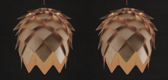 Подвесной Светильник Crimea Pine Cone Natural Wood D40 By Imperiumloft — изображение 2