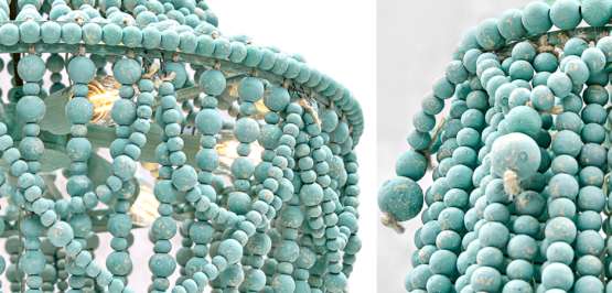 Люстра Chanteuse Chandelier Turquoise By Imperiumloft — изображение 2