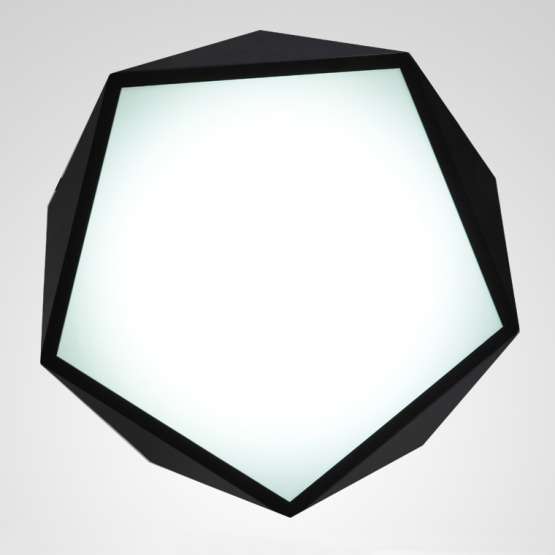 Потолочный Светодиодный Светильник Geometric Black D40 By Imperiumloft — изображение 3