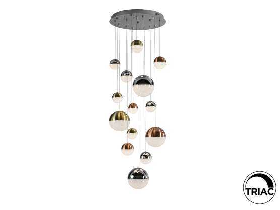 Люстра Sphere 14L разноцветная D60 DIMABLE